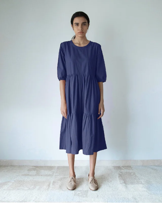 Women's Clothing Online Sale Indigo Three Tier Dress