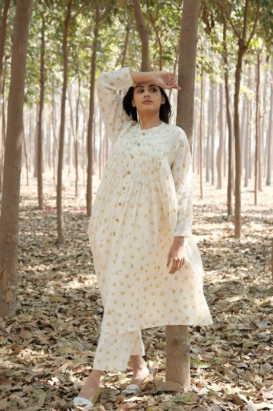 Feminine Allure YELLOW ROSE SPRINKLE DRESS