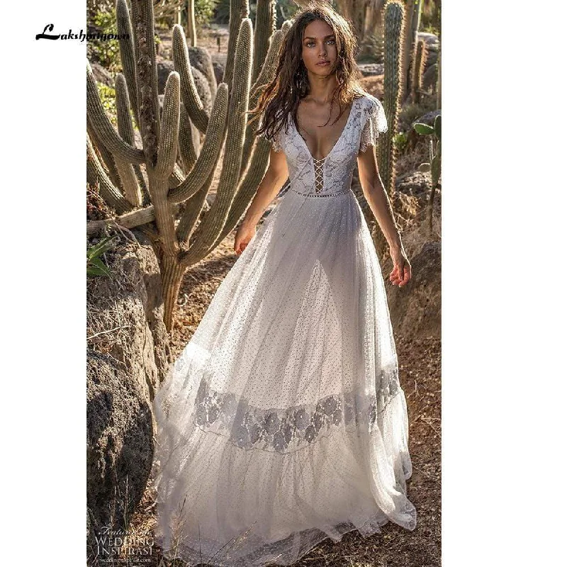 End Of Season Sale Clothing Roycebridal Sweetheart Neck Lace Beading Off Shoulder Wedding Dresses