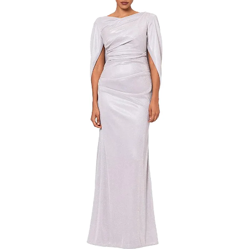 Timeless Women’s Fashion Styles Betsy & Adam Womens Metallic Maxi Midi Dress