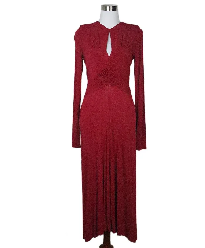 Chic Trends Unveiled Isabel Marant Raspberry Red Dress sz 2