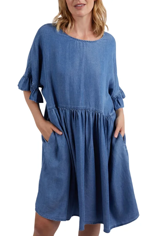 Embrace New Fashion CHARLIE CHAMBRAY DRESS - 8148022