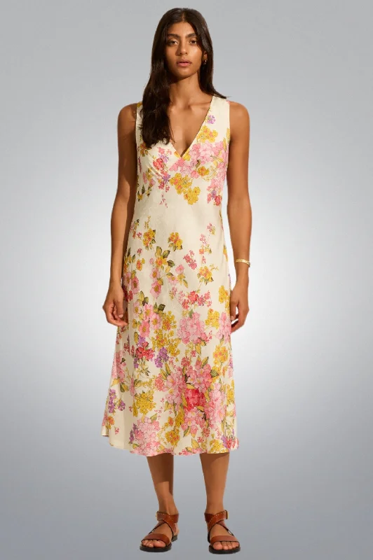 Women Clothes AUGUSTE THE LABEL Womens Lara Midi Dress - Off White