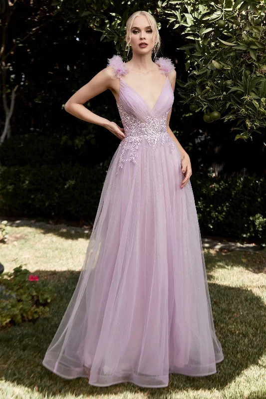 Trendy Boutiques Online Cinderella Divine CD970 Sleeveless Long A Line Prom Dress