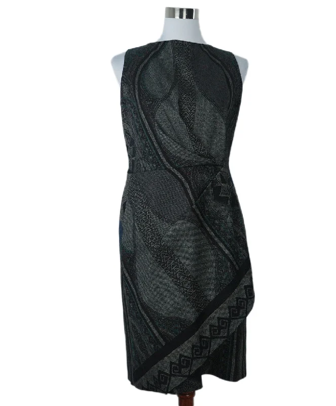 Fashion Sale Etro Grey Print Wool Dress sz 4