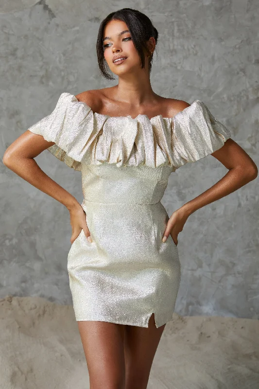 Huge Price Cut Renee Mini Dress Ivory
