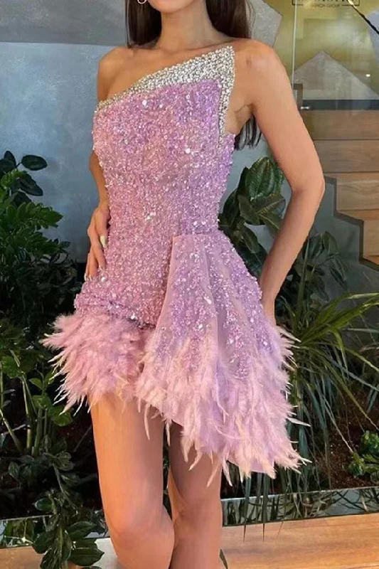 Affordable Online Boutiques Patchwork Sequined Luxe Irregular Feather Hem Mini Dress Affordable Online Boutiques Patchwork Sequined Luxe Irregular Feather Hem Mini Dress