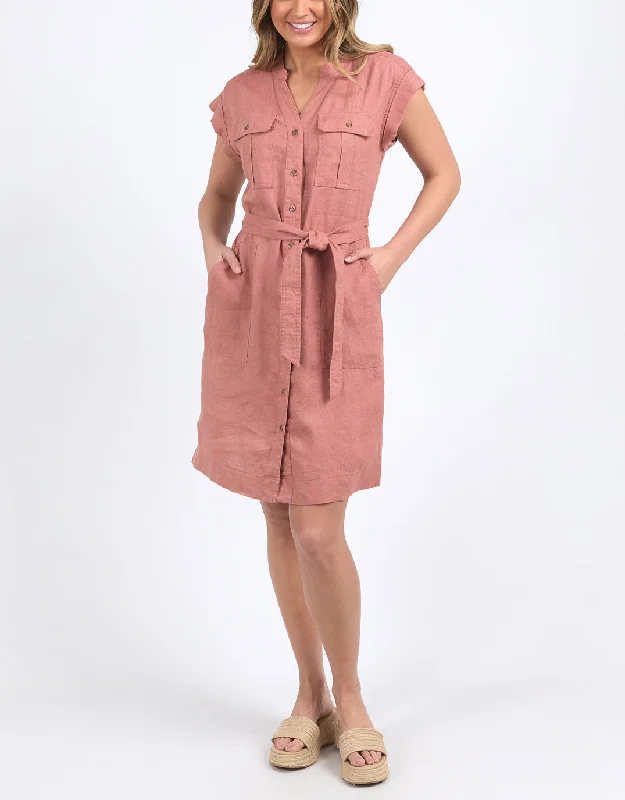 Women's Resort Apparel Harlow Dress - Clay