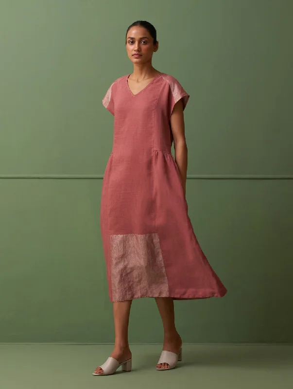 Now On Sale For Chic Urban Styles Zohra Linen Dress - Terra