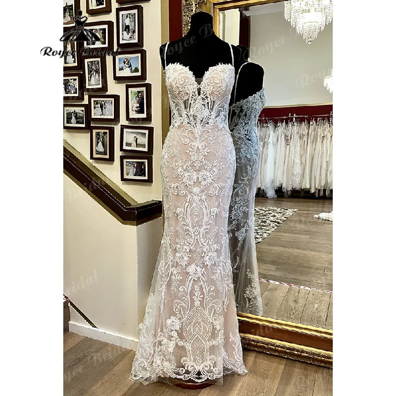 Flash Sale, Don't Miss Sexy Lace Mermaid/Trumpet Wedding Dress for Women Bridal Gowns Spaghetti Straps Sweetheart Neckline suknia slubna Luxury 2025 Flash Sale, Don't Miss Sexy Lace Mermaid/Trumpet Wedding Dress for Women Bridal Gowns Spaghetti Straps Sweetheart Neckline suknia slubna Luxury 2025
