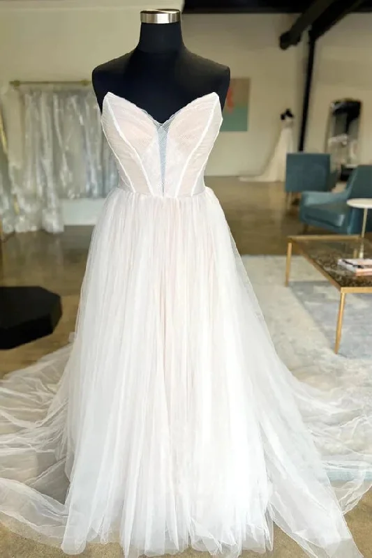 Online Clothing Boutiques Roycebridal Pleated Tulle A-line Sweetheart Neck Wedding Dresses, Bridal Gown, MW976 Online Clothing Boutiques Roycebridal Pleated Tulle A-line Sweetheart Neck Wedding Dresses, Bridal Gown, MW976