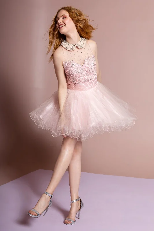 Women's Online Clothing Boutique Homecoming Sleeveless Short Prom Dress