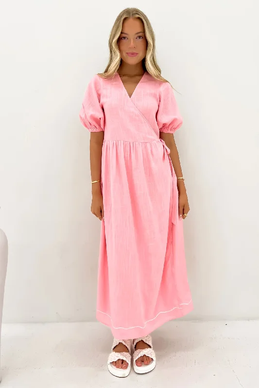 Ends Soon Issy Maxi Dress Pink