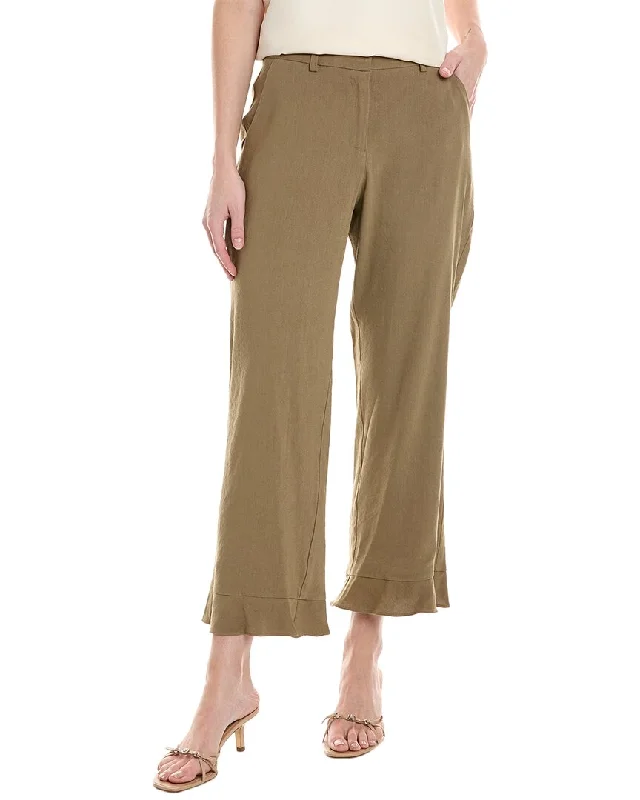 Fashion Forward Outfits DREW Ingrid Linen-Blend Trouser