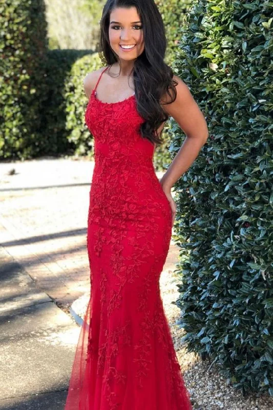 Fashion For Every Occasion mermaid red lace appliqued long prom dress for curvy girls cg8876 Fashion For Every Occasion mermaid red lace appliqued long prom dress for curvy girls cg8876