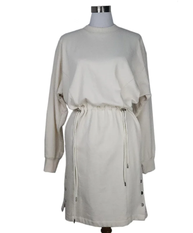 Women's Comfortable Apparel Boss Cream White Cotton Dress sz 4