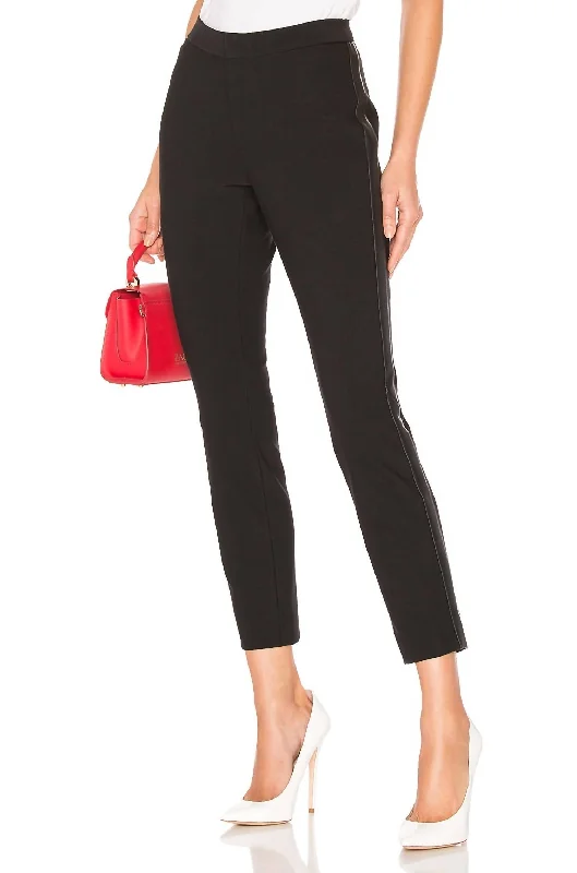 Glamorous Evening Wear Side Strap Trouser In Black