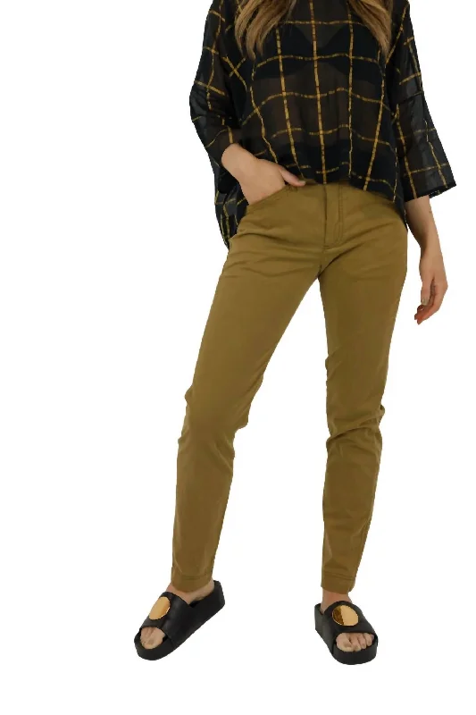 Fashionista Favorites Tencel Straight Leg Pants In Seaweed