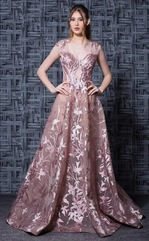 Sales Clothes MNM Couture - K3614 Sleeveless Applique Scoop Tulle Ballgown