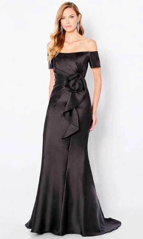 Limited Time Flash Sale Cameron Blake 221693 - Short Sleeve Mikado Formal Gown