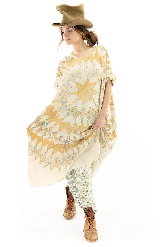 New In This Season Quiltwork Artist Smock Dress
