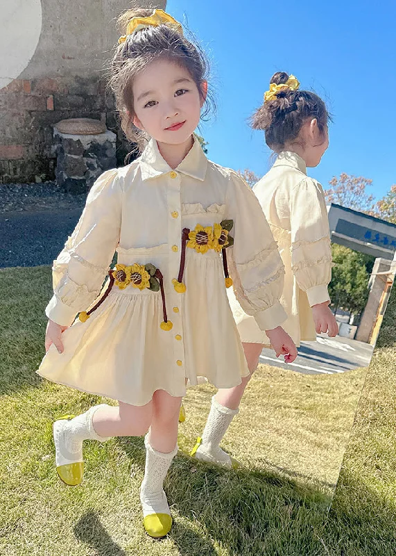 Women's Clothing Online Sale Stylish Apricot Peter Pan Collar Asymmetrical Wrinkled Floral Kids Long Shirts Dress Fall Women's Clothing Online Sale Stylish Apricot Peter Pan Collar Asymmetrical Wrinkled Floral Kids Long Shirts Dress Fall