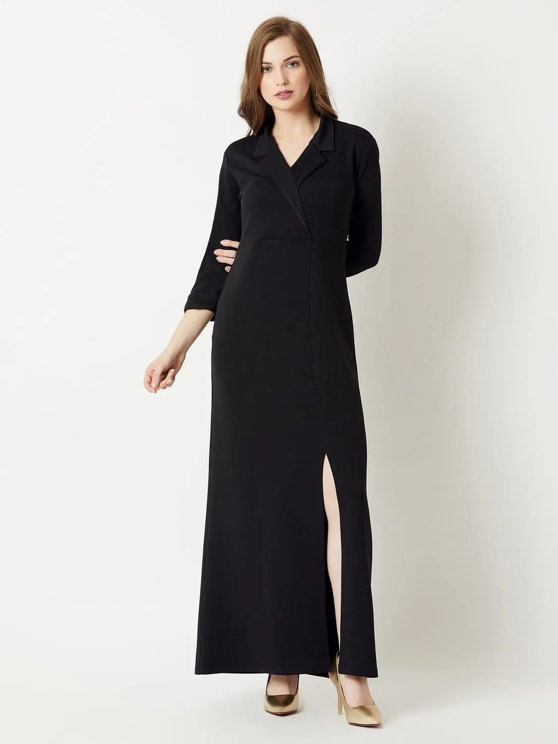 High End Fashion Style For Every Story Maxi Dress Black