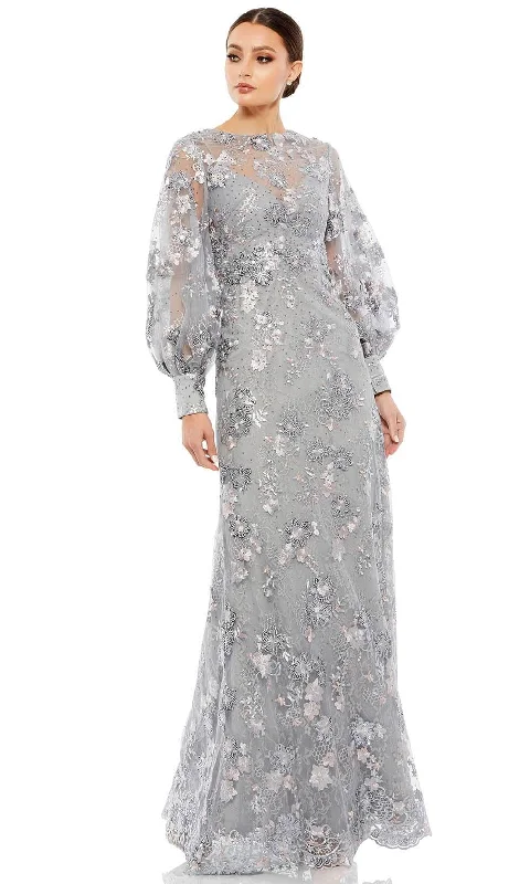 Women’s Street Style Casual Wear Mac Duggal 67936 - Long Sleeve Embellished Evening Gown Women’s Street Style Casual Wear Mac Duggal 67936 - Long Sleeve Embellished Evening Gown
