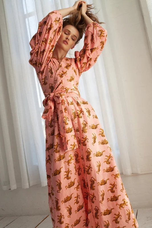 Women's High Street Fashion Monica Tiger Dress