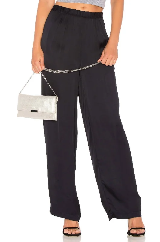 End of Season Sale Perrin Wide Leg Pants In Black