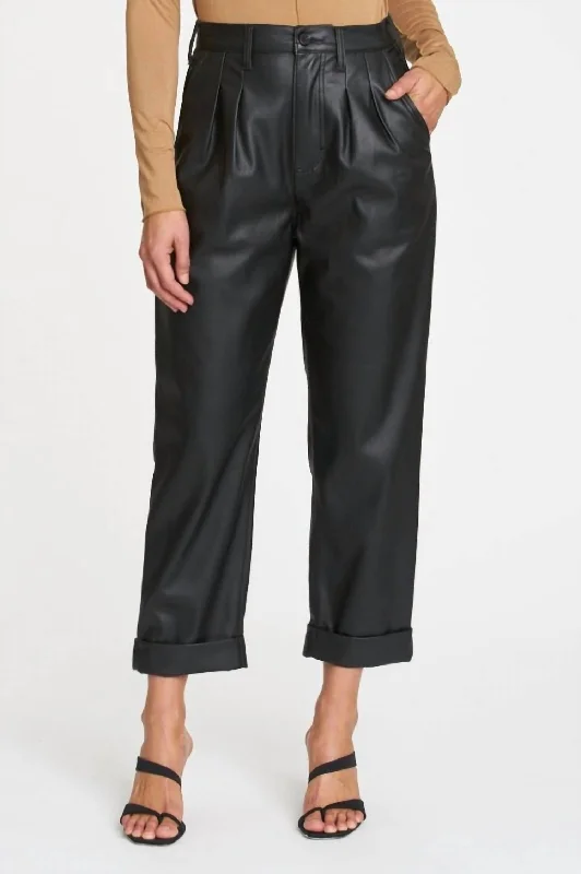 Clothes For Sale Kellin Pleated Trouser In Slate Back