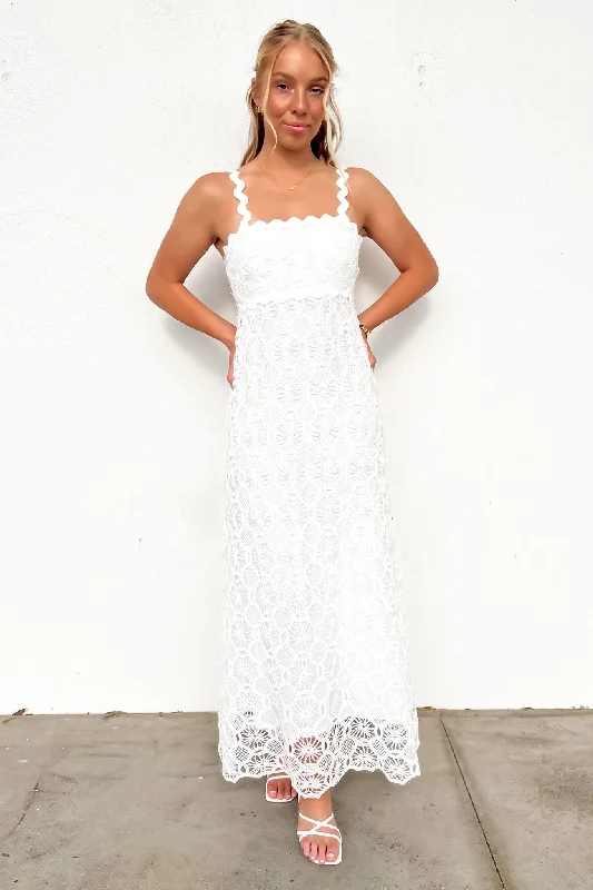 Flash Sale Daxton Maxi Dress White