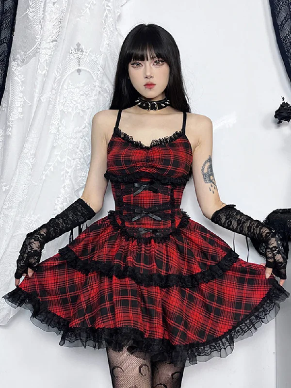 Casual Women’s Clothing Online Plaid Mall Goth Grunge Punk Black Emo Party Lace Up Backless Mini Dress A-Line Dress Casual Women’s Clothing Online Plaid Mall Goth Grunge Punk Black Emo Party Lace Up Backless Mini Dress A-Line Dress