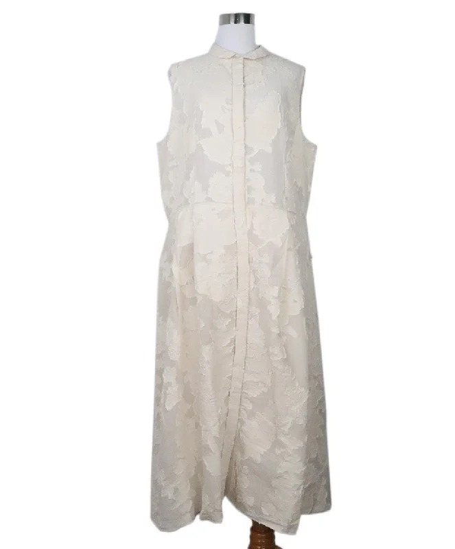 Discover Now Lafayette Cream Cotton Dress sz 14