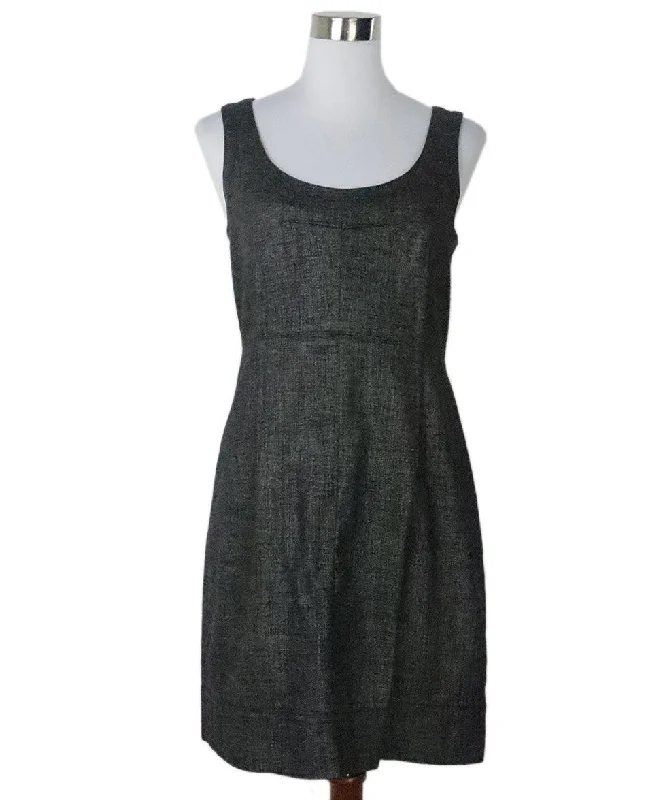 Women's Comfy Attire For Lounging Theory B&W Wool Dress sz 8