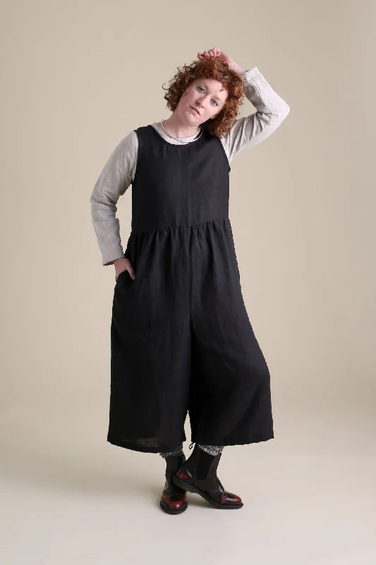 Limited Stock, Big Sale Backyard Jumpsuit in Black