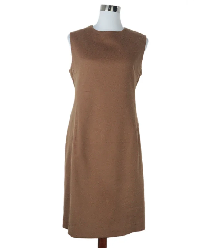 Casual Women's Clothing Loro Piana Tobacco Cashmere Dress sz 8