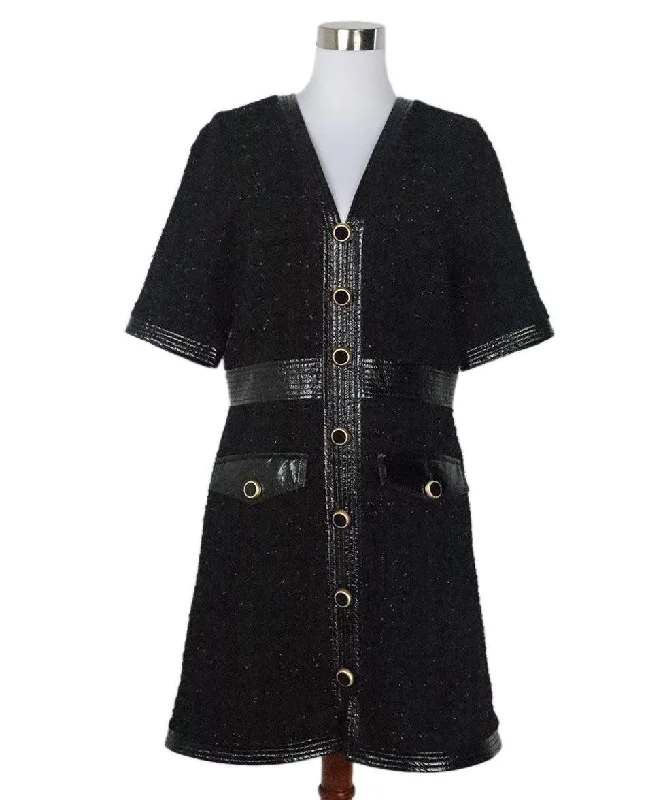 Affordable Women's Clothes Veronica Beard Black Tweed Dress sz 12