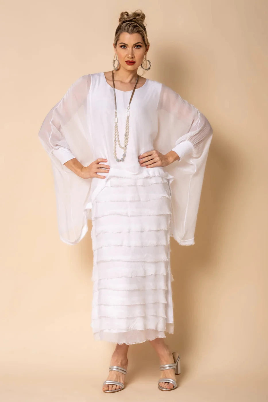 Free Spirited Fashion Imagine Fashion - 10IM3862W Candie Silk Dress