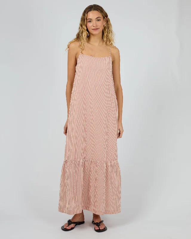 Seasonal Sale Silent Theory Fletcher Maxi Dress Rust