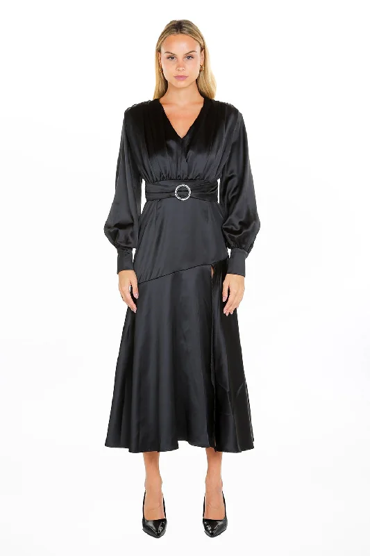 Bundle Offer Beulah Stain Maxi Dress With O-Ring