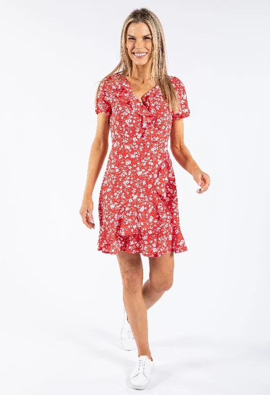 Casual Chic Ditsy Floral Dress