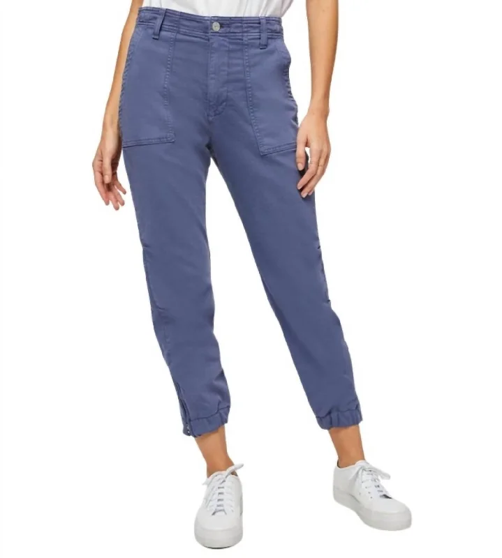 Clothing For Women Side Zipper Jogger In French Blue