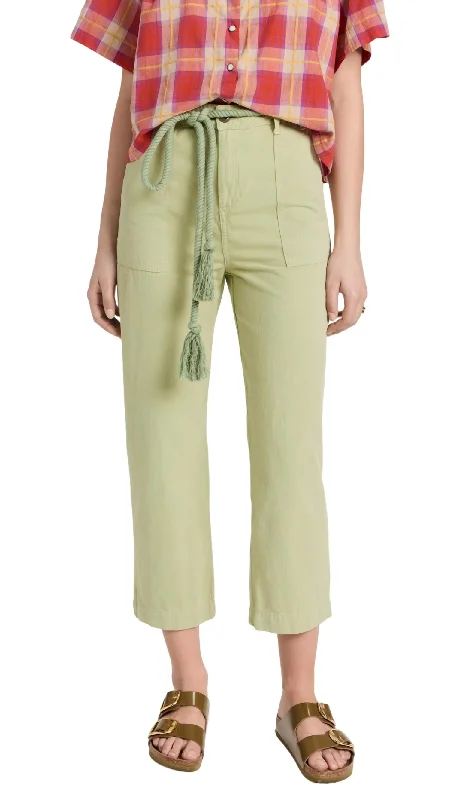 Trendy Boutiques Online Voyager Pant In Washed Sweetgrass