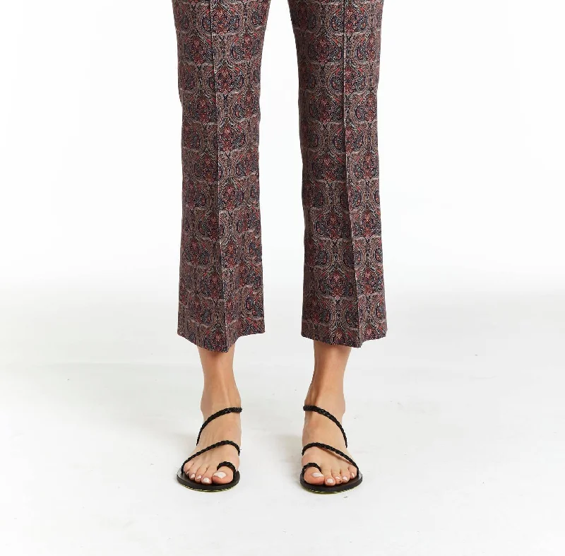 Women's Clothing Boutique Angelica Printed Pant In Admiral