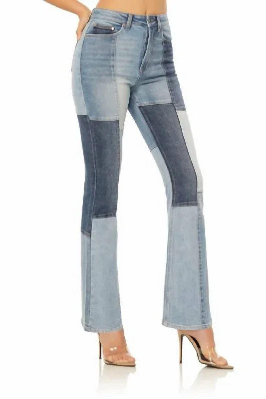 Holiday Discount Sylar Slim Flare Jean In Light Wash