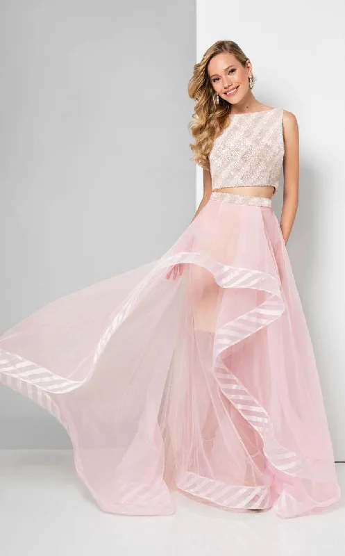 Flash Sales This Week Terani Couture - Sequined Two-Piece High-Low Gown 1711P2697