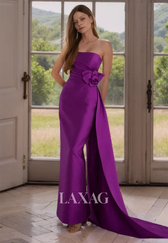 Plus Size Women’s Fashion and Clothing Tube Top Sleeveless Mermaid Cocktail Dress Off-Shoulder Pleated Mother of the Bride Dress with Floral Embossed Plus Size Women’s Fashion and Clothing Tube Top Sleeveless Mermaid Cocktail Dress Off-Shoulder Pleated Mother of the Bride Dress with Floral Embossed