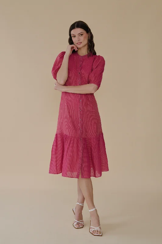 Budget Friendly Fashion Olivia Dress Pink