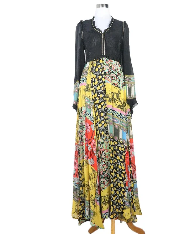 The Latest Trends Etro Multicolored Silk Dress sz 2